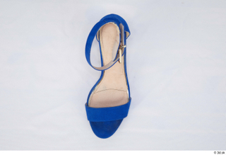 Clothes  310 blue high heels sandals shoes 0001.jpg